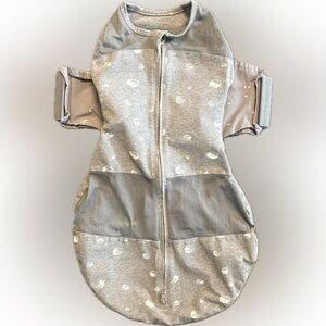 Happiest Baby snoo sleep sack gray planets organic cotton small 0-2 months